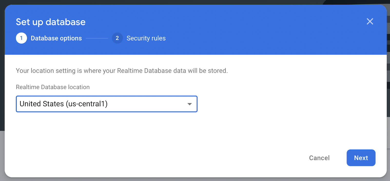 Backend settings. Backend settings