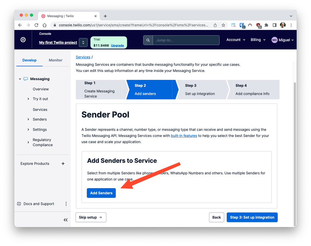 Send Branded SMS Messages using Twilio Alphanumeric Sender ID and