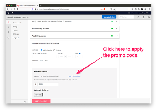 How to Use a Promo Code