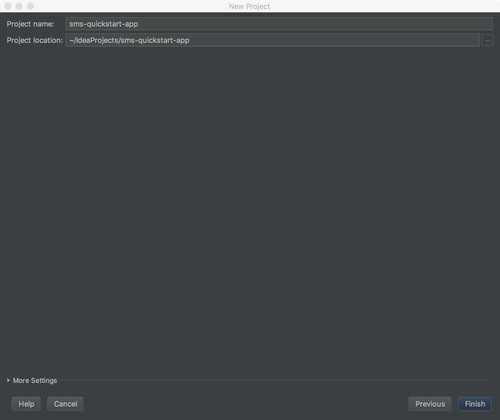 IntelliJ IDEA Project Creation