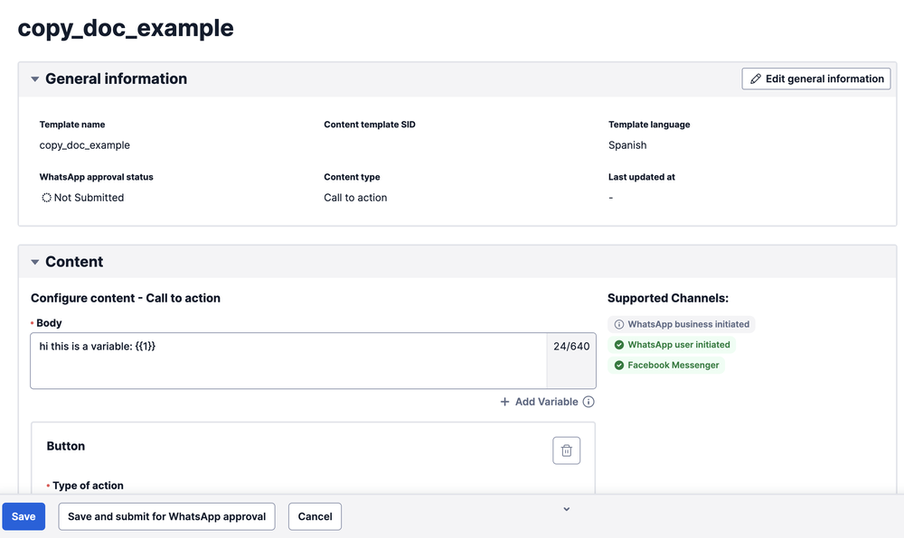 Manage your templates with the Content Template Builder Twilio