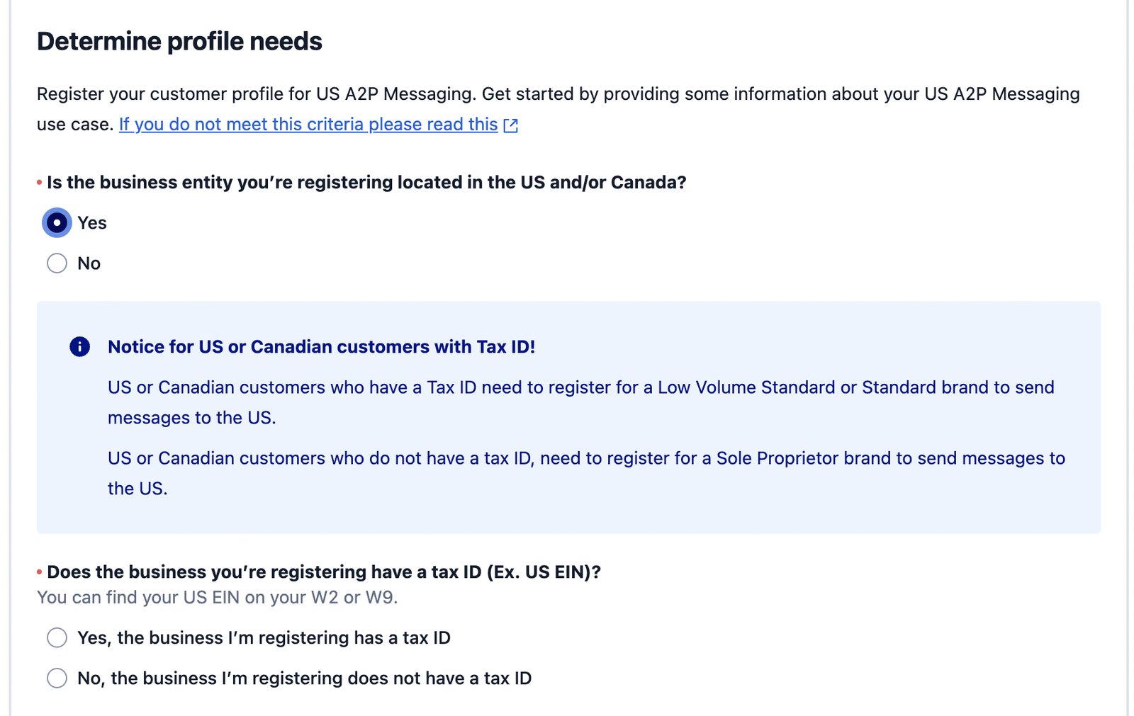 Direct Sole Proprietor Registration Overview Twilio