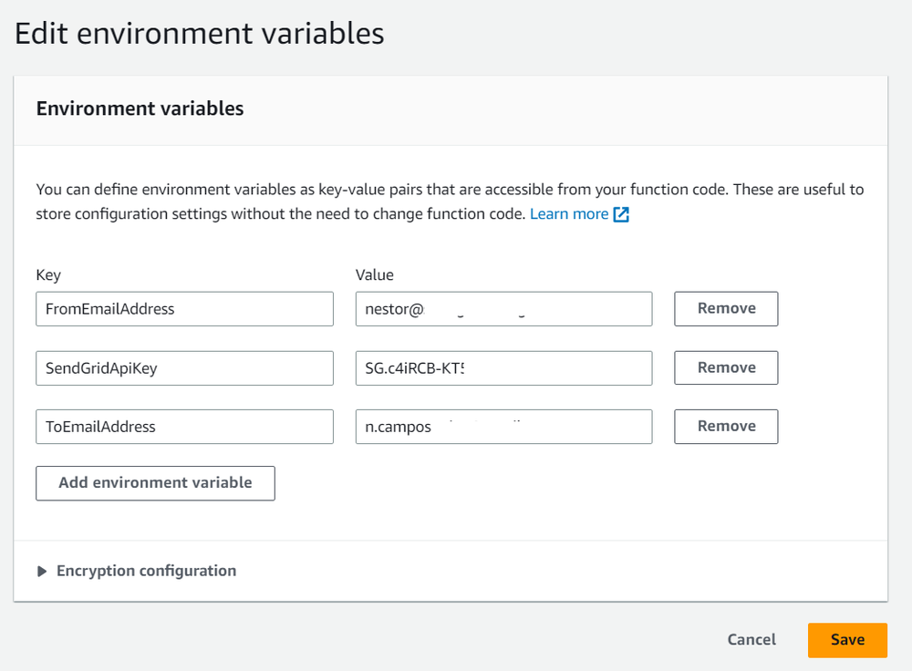 Send email when files are uploaded to Amazon S3 with AWS Lambda and