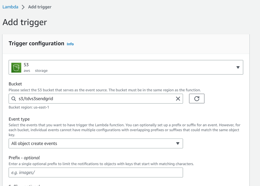 Send email when files are uploaded to Amazon S3 with AWS Lambda and