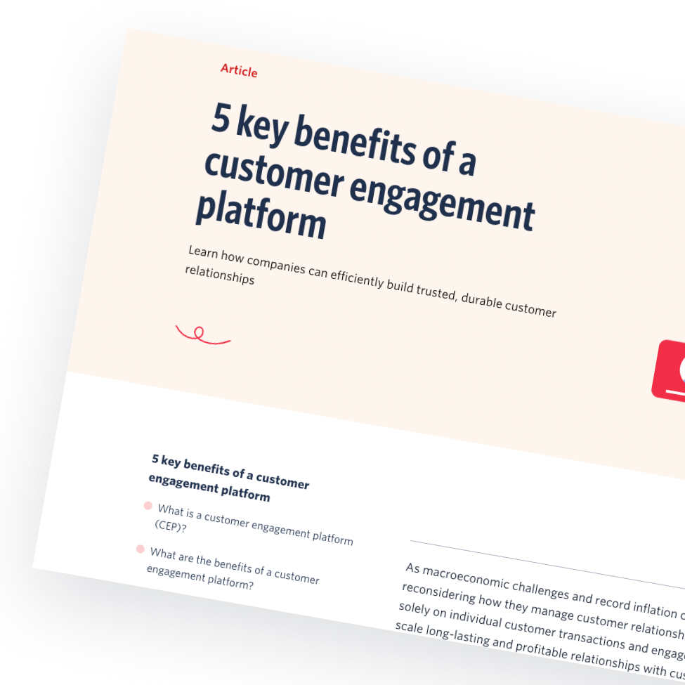 What are the benefits of a customer engagement platform? Twilio